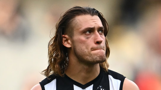 Darcy Moore will move back to defence this weekend.