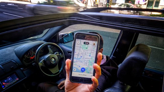 Ride-share drivers are not required to have working with children checks.