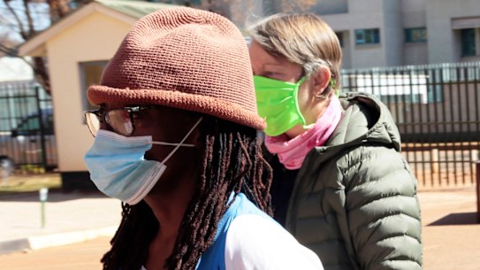Tsitsi Dangarembga, left, a prominent Zimbabwean author, is among six finalists announced  for the Booker Prize for fiction. 