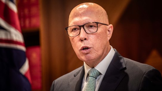 Opposition Leader Peter Dutton.