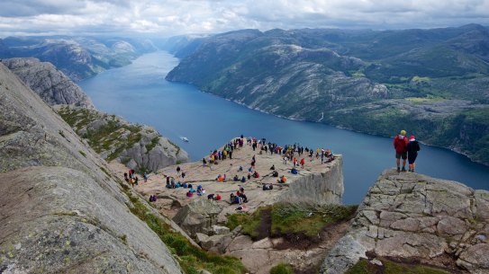 Majestic landscapes at Pulpit Rock.