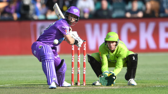 Matt Wade smashes another boundary on an evening to forget for the Thunder.