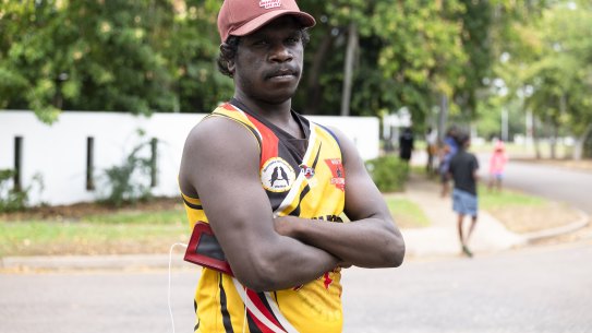 Ray from Wadeye is taking time out in Darwin, maybe until next year. 