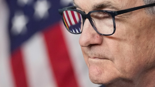 US Federal Reserve board chair Jerome Powell.