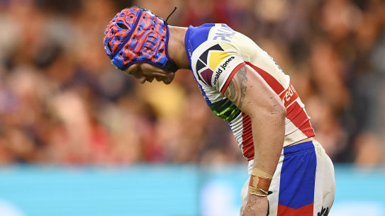 Knights fullback Kalyn Ponga.