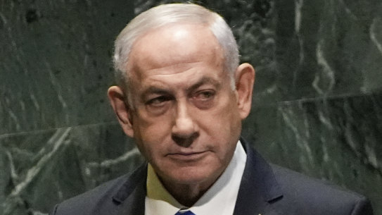 Israeli Prime Minister Benjamin Netanyahu.