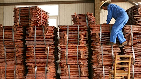 Copper is the latest product to face potential sanctions from China.
