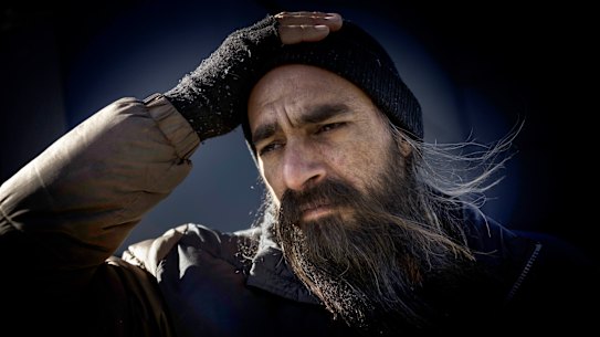 Robert Mark Old, who spent one night in the Coburg Motor Inn, says he would prefer to live on the streets.