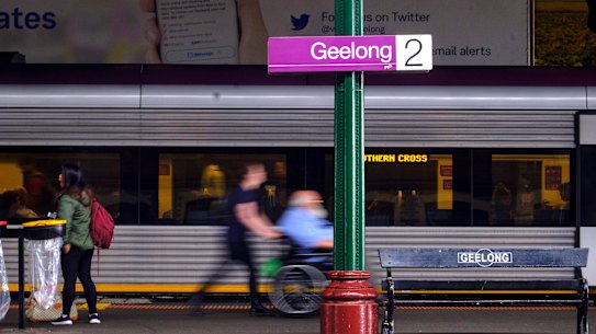 The Morrison and Andrews governments committed $4 billion towards fast rail between Melbourne and Geelong. 