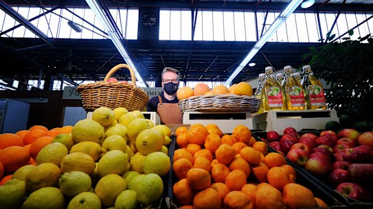 Higher food prices contributed to surging inflation.