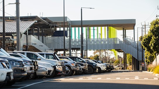 Ringwood railway station car park in the Melbourne seat of Deakin ... planning is still ongoing for an work on an upgrade that was promised at the 2019 election.