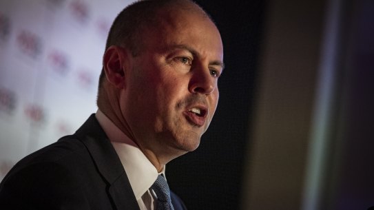 Federal Treasurer Josh Frydenberg.