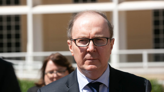 Russell Howden the director of  Select AFSL Pty Ltd after giving evidence at the royal commission in Darwin earlier this month. 