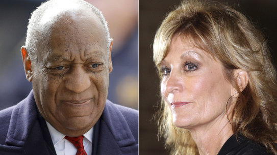 Judy Huth, right, alleges that in 1975 when she was 16, Bill Cosby, left, sexually assaulted her at the Playboy 