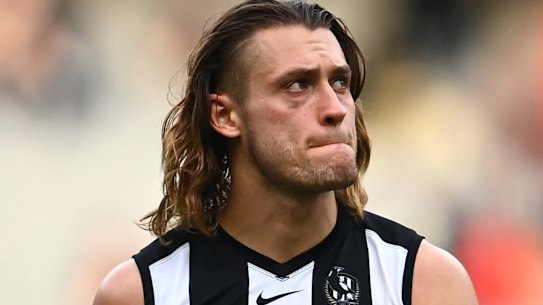 Collingwood defender Darcy Moore.