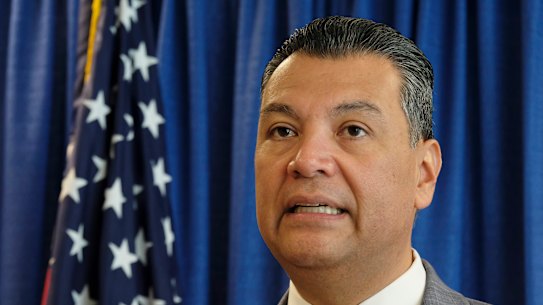 California Secretary of State Alex Padilla to be the state's next senator.