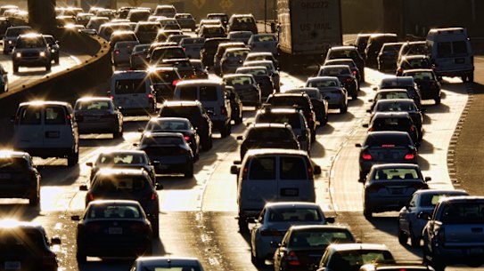 Traffic in Los Angeles: California will ban all petrol-driven cars and light trucks by 2035 joining a growing list of markets to set a date for phasing out internal combustion engine passenger vehicles.