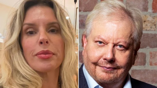 Caroline Heidemann, former WiseTech employee and Richard White 