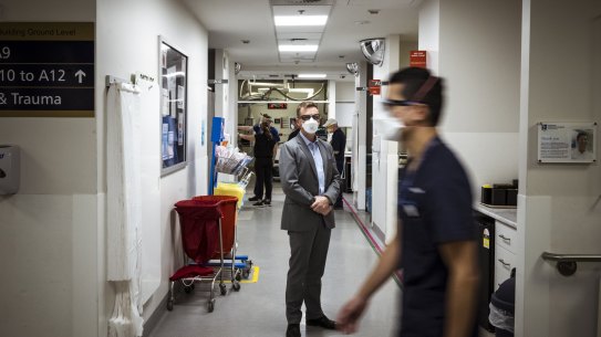 Royal Melbourne Hospital director of emergency medicine Mark Putland. 