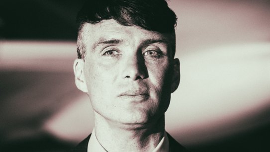 Cillian Murphy with his Peaky Blinders haircut in 2017.