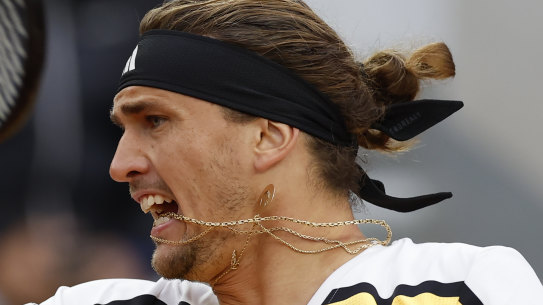 German tennis player Alexander Zverev.