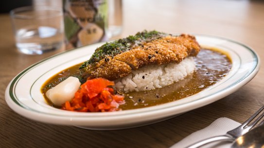 Pork katsu curry at  KARE, West Melbourne.