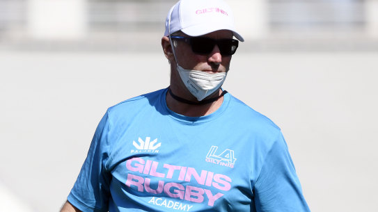 Darren Coleman has helped the LA Giltinis to the top of the Major League Rugby ladder. 