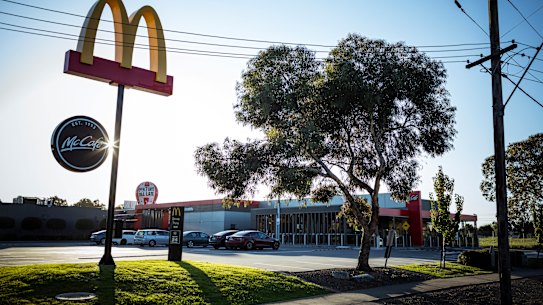 The Craigieburn McDonald's is being deep cleaned.