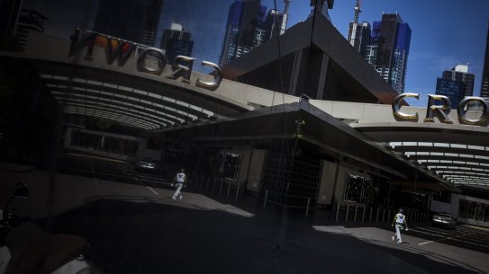 28/02/21 A general view of the exterior of Crown Casino, Southbank, Melbourne. Photograph by Chris Hopkins
GENERIC