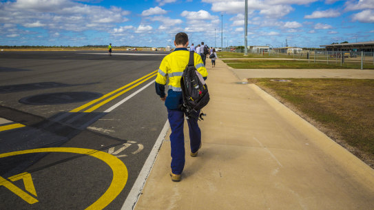 The man flew out to FMG’s Cloudbreak mine on July 20.