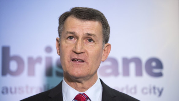 Then-lord mayor Graham Quirk in 2016, when the plan to secure the Olympics was in its infancy.