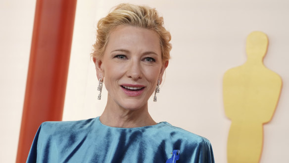 Cate Blanchett at the 2023 Oscars.