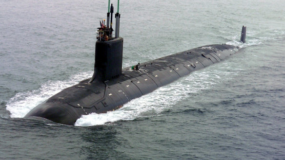 Australia plans to build nuclear-powered submarines like the American Virginia-class boats.