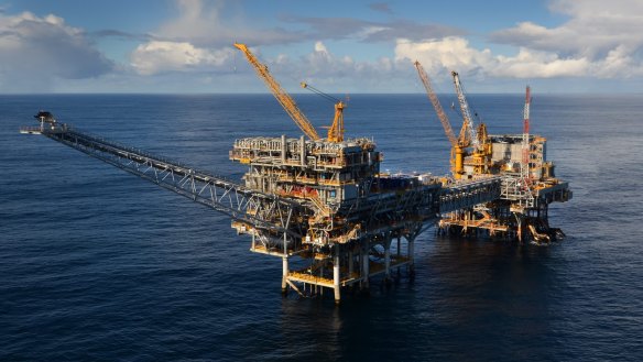 ExxonMobil’s Marlin B platform in the Bass Strait, which was traditionally the mainstay of the state’s gas supply but whose fields are now depleting rapidly.