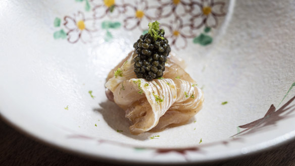 Go-to dish: Kingfish, whitefish and caviar.