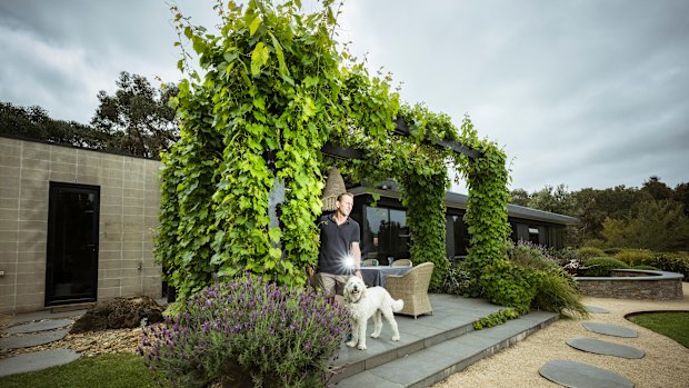 Stuart Robinson said his garden, made to be low maintenance and to attract birds, would help his home stand out.  