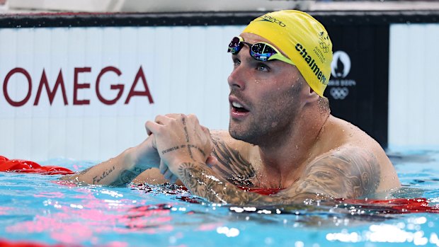 Australian swimmer Kyle Chalmers.