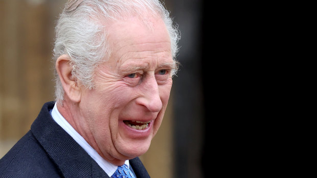 King Charles, in bid to reassure shaken public, attends Easter service