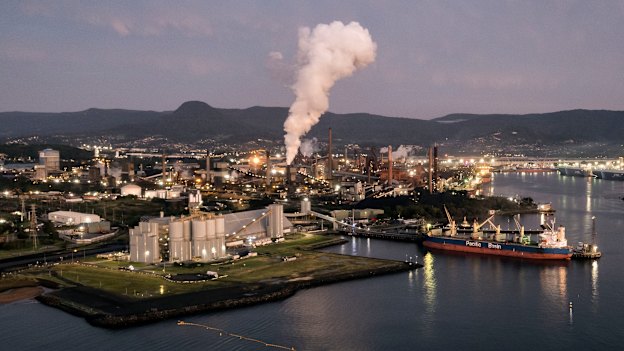 Port Kembla has a proud steelmaking and stevedoring history.