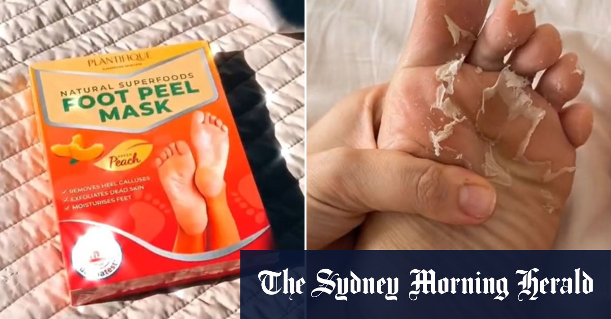 What experts want you to know about those viral foot masks