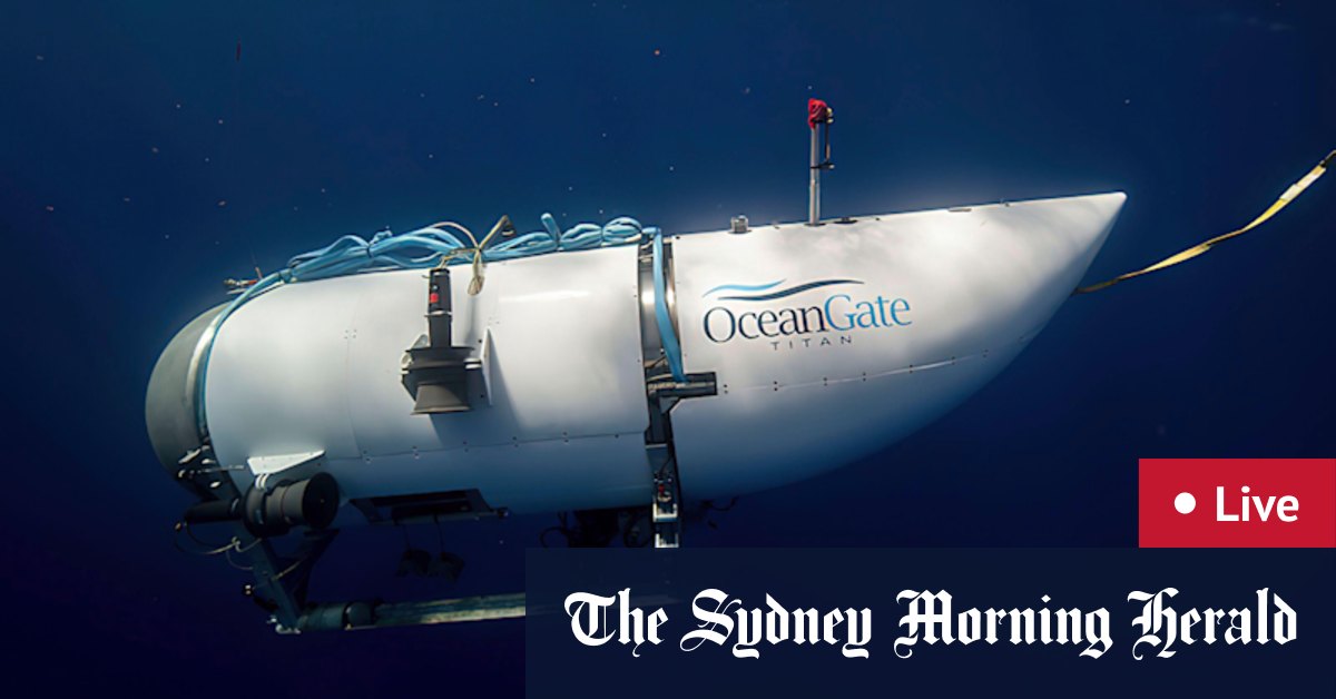 Titanic submersible search LIVE updates: OceanGate vessel search continues near Titanic; air supply running low - Vimarsana News