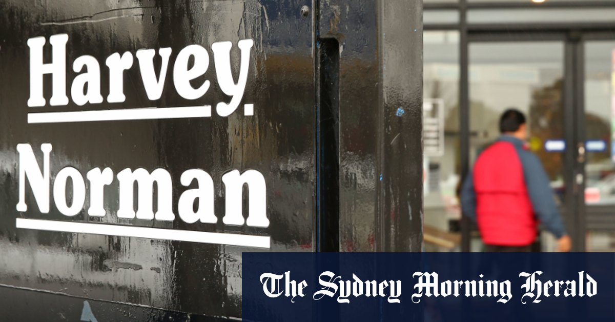 Harvey Norman profits drop as consumers tighten their belts