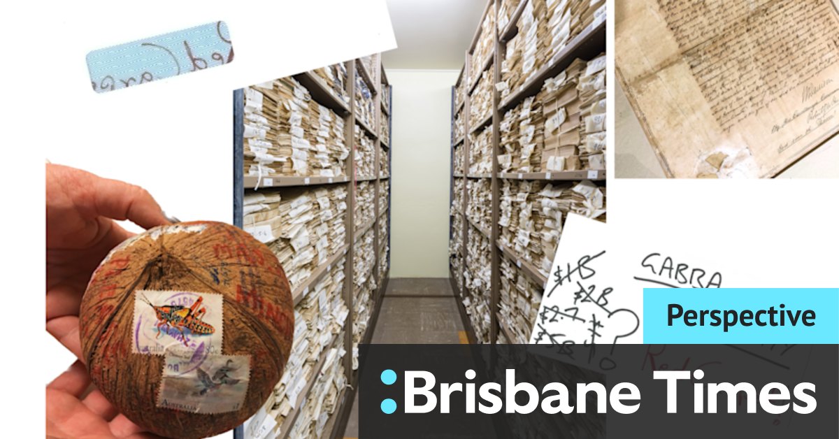 Queensland Parliament's archive of tabled papers includes envelopes, menus and even a coconut - Vimarsana News