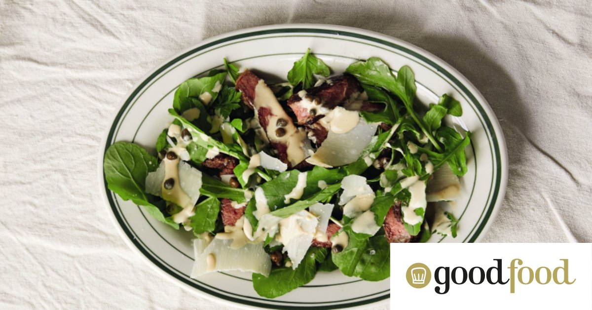 Beef tagliata with tonnato sauce