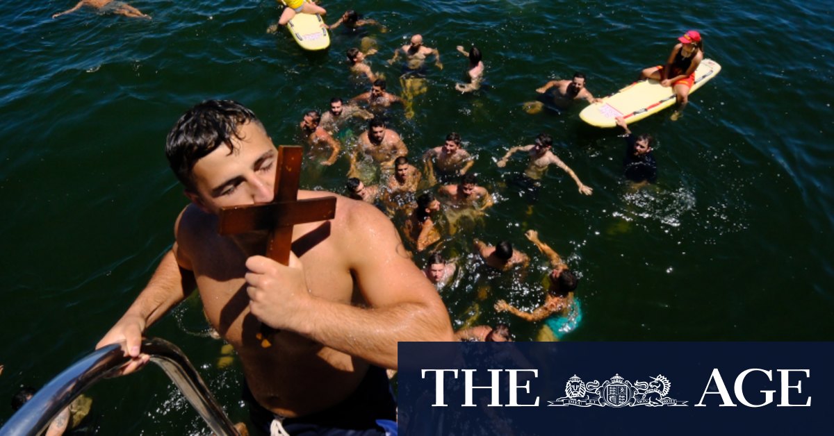 Annual Blessing of the Waters: 'It's going to be a good year', says victor in swim for holy cross - Vimarsana News