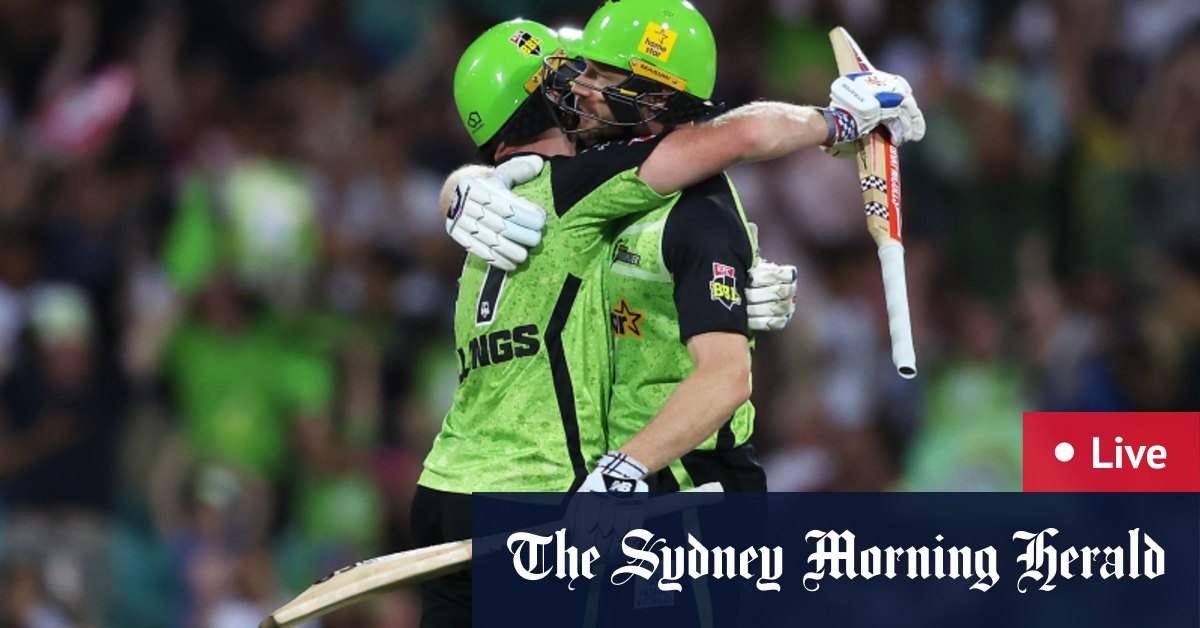 BBL LIVE: The Sixers take on the Thunder for Sydney Smash Challenger Final