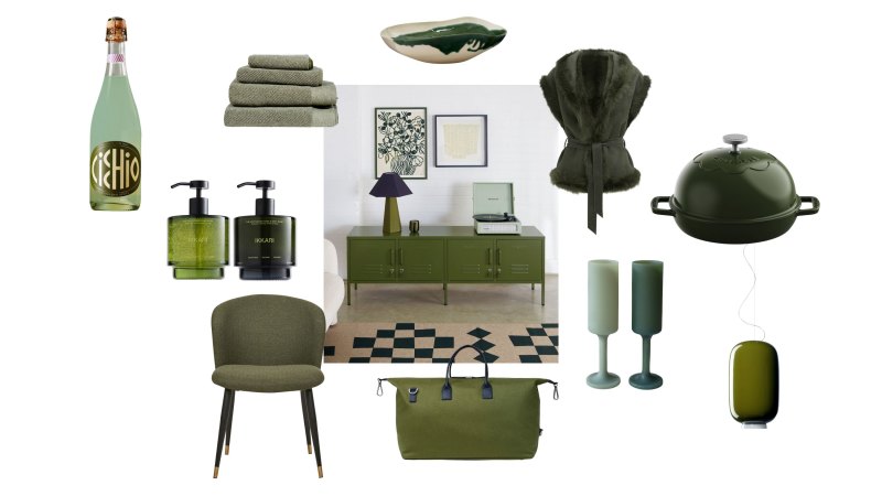 Olive green is the latest trending colour that will elevate any home