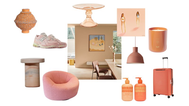 Add warmth and tranquillity into your home with peachy tones