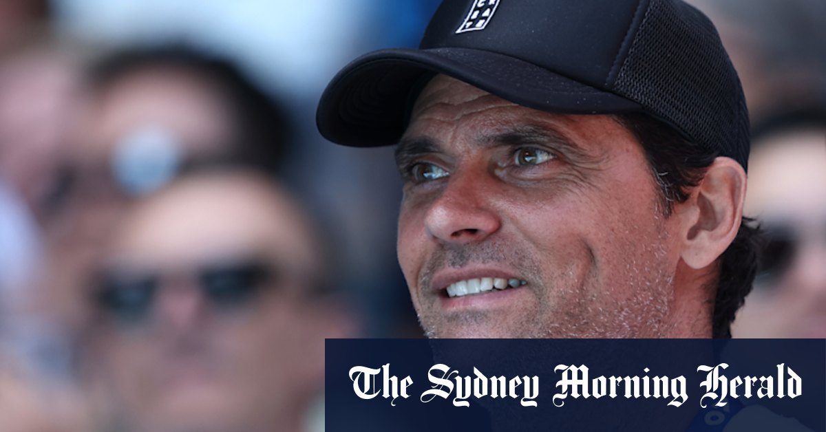 Tennis legend Philippoussis defends heated exchange at son’s basketball match