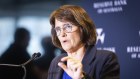 RBA governor Michele Bullock on Tuesday after the interest rate decision was announced.